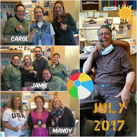 July 2017 winners collage