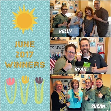 June 2017 winners collage