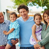 multi-generational family sees the dentist in Bellingham