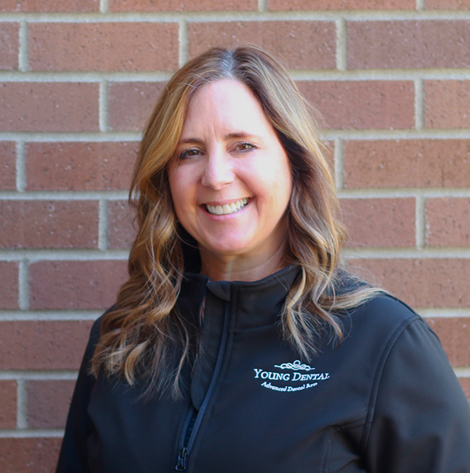 Dental office manager Heather