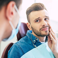  a patient requiring a root canal in Bellingham