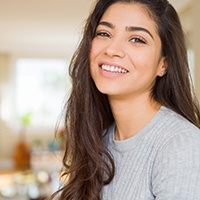 A patient enjoying the benefits of a root canal in Bellingham, WA