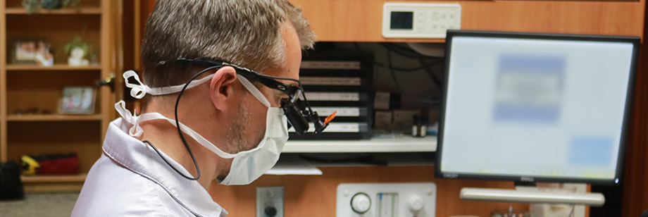 Bellingham dentist treating a patient